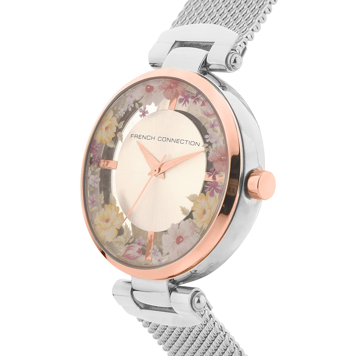 French Connection Analog Silver Dial Women's Watch-FCL0003E