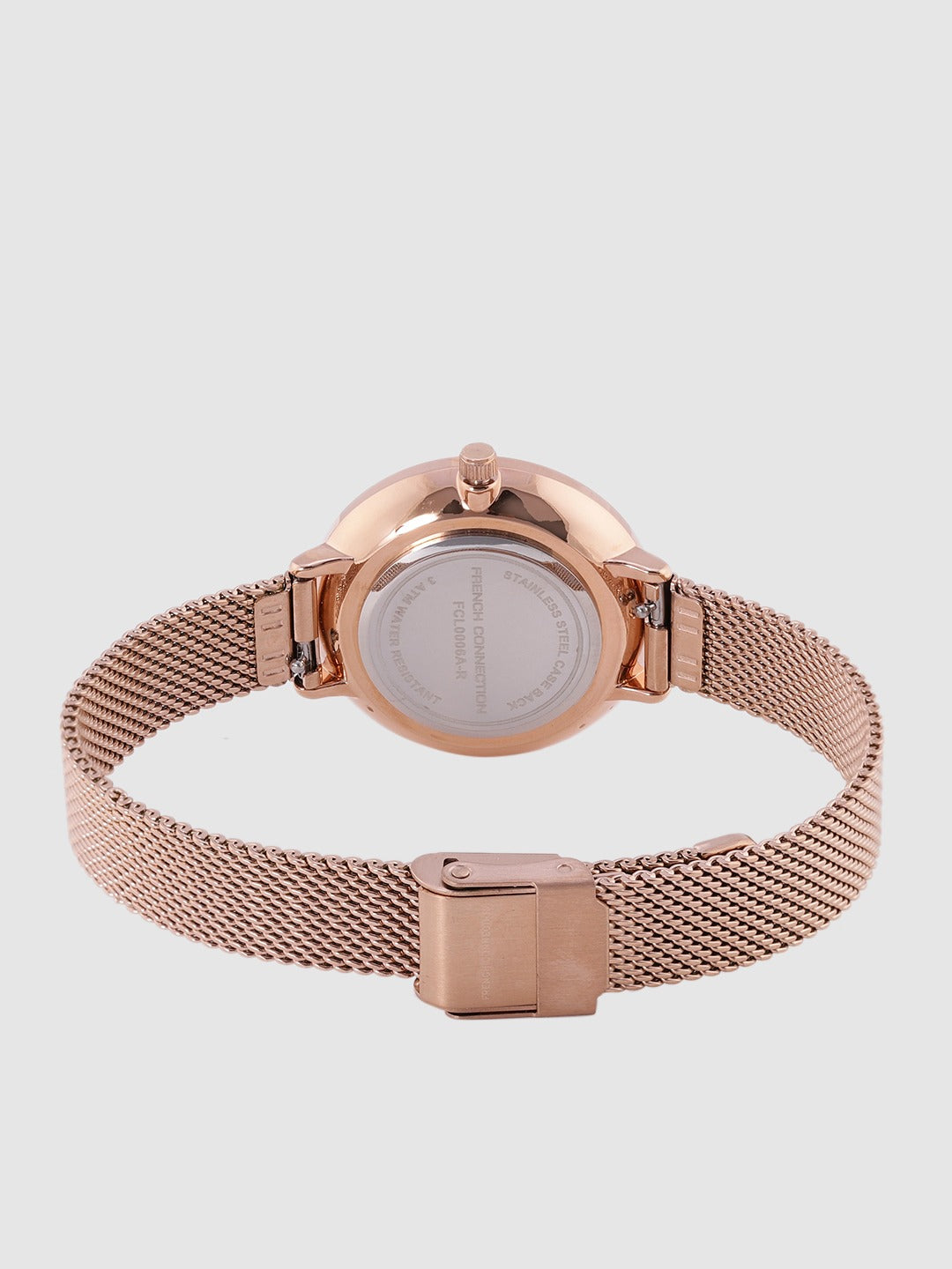 French Connection Analog Rose Gold Dial Women's Watch-FCL0006A-R