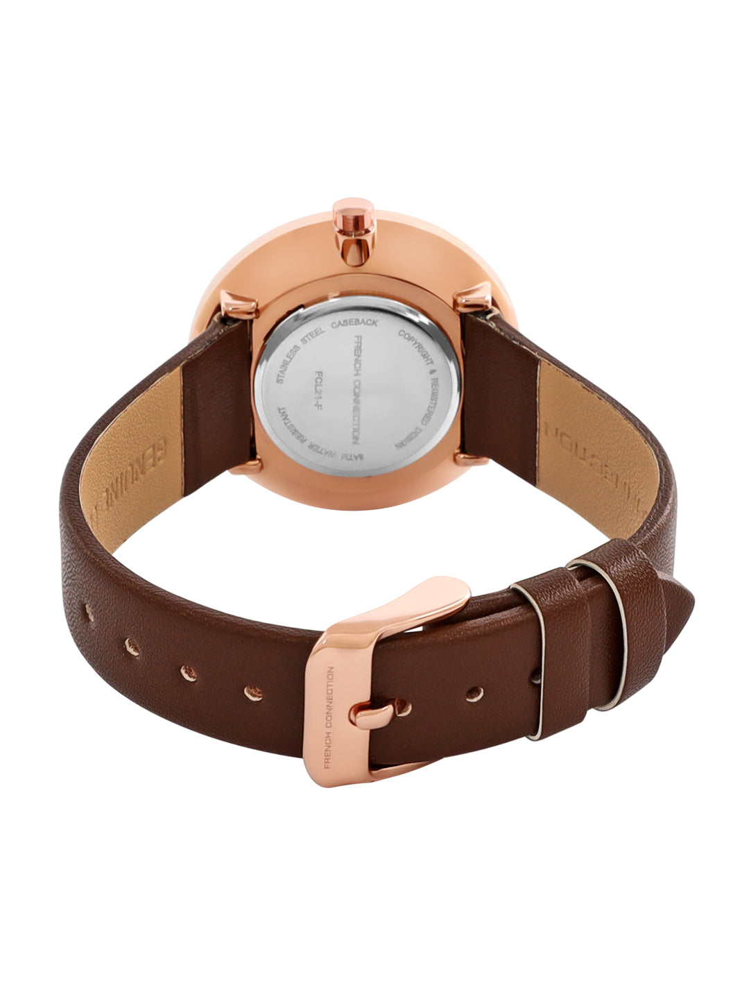 French Connection Analog Brown Dial Women's Watch-FCL21-F