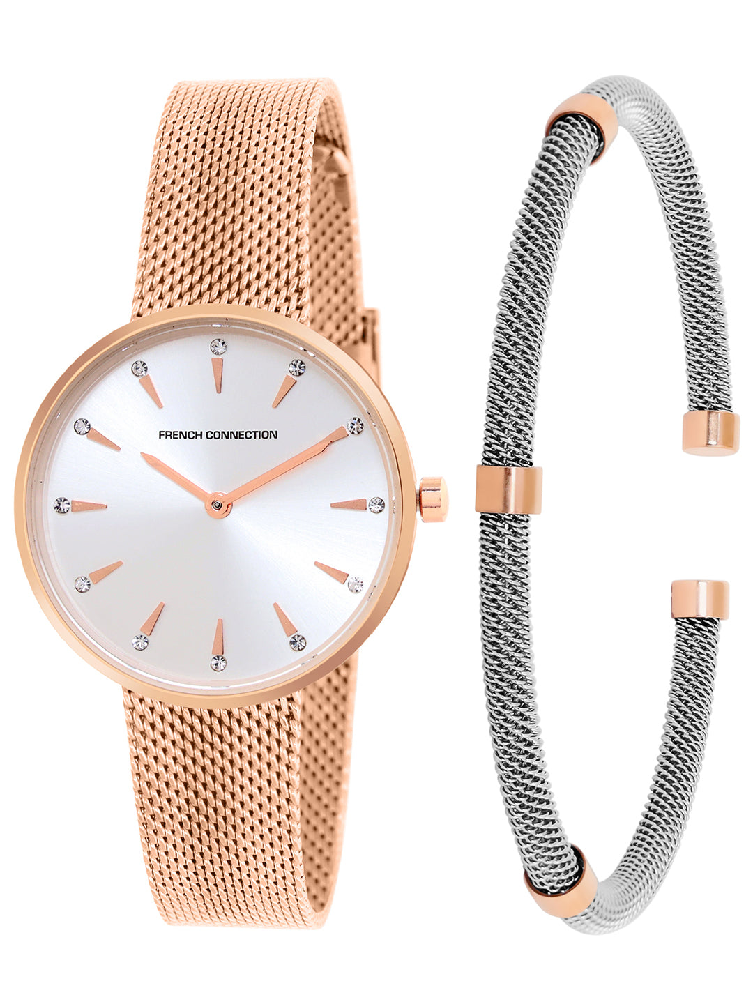 French Connection Analog Silver Dial Women's Watch FCL22-D
