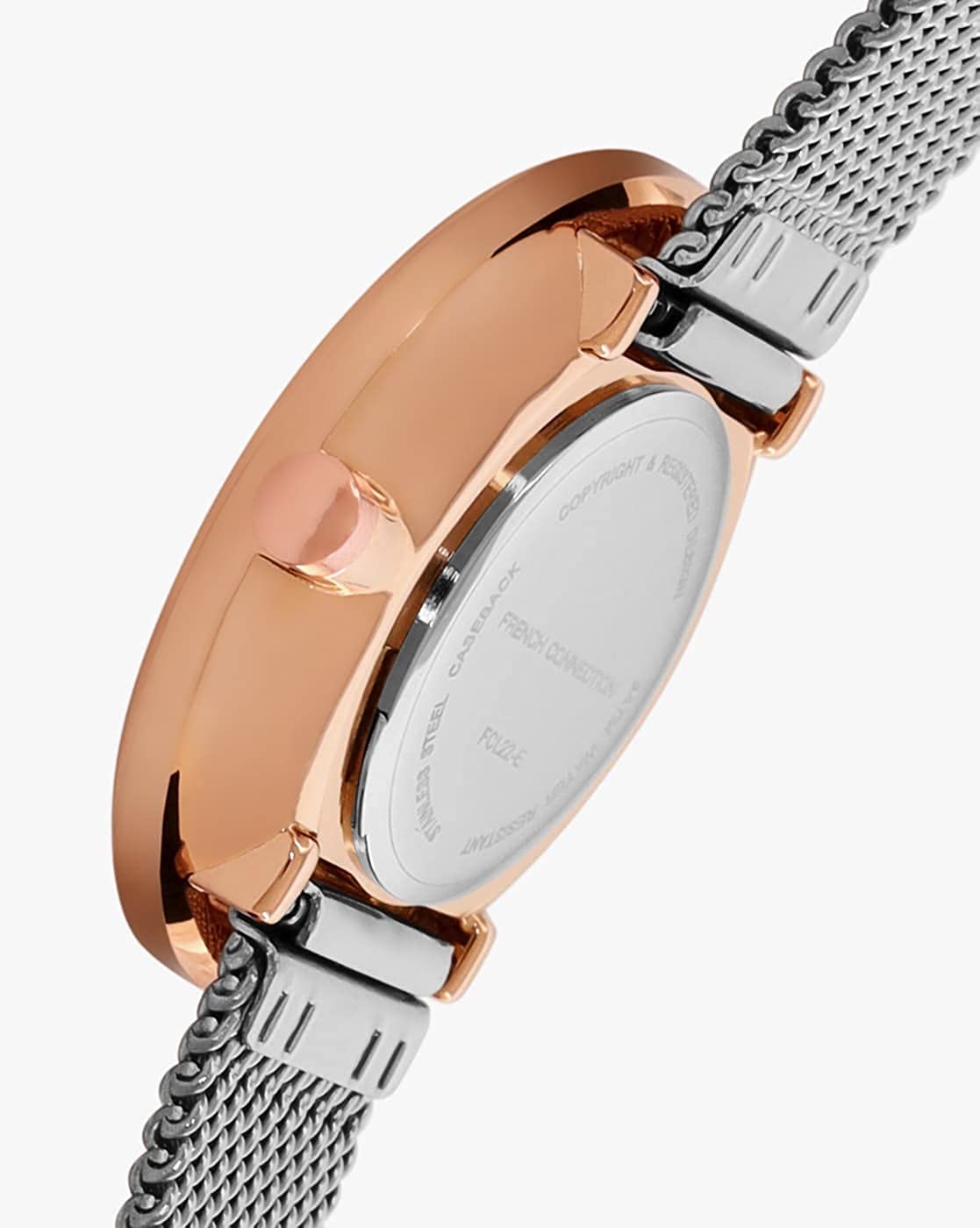 French Connection Analog Silve Dial Women's Watch-FCL22-E