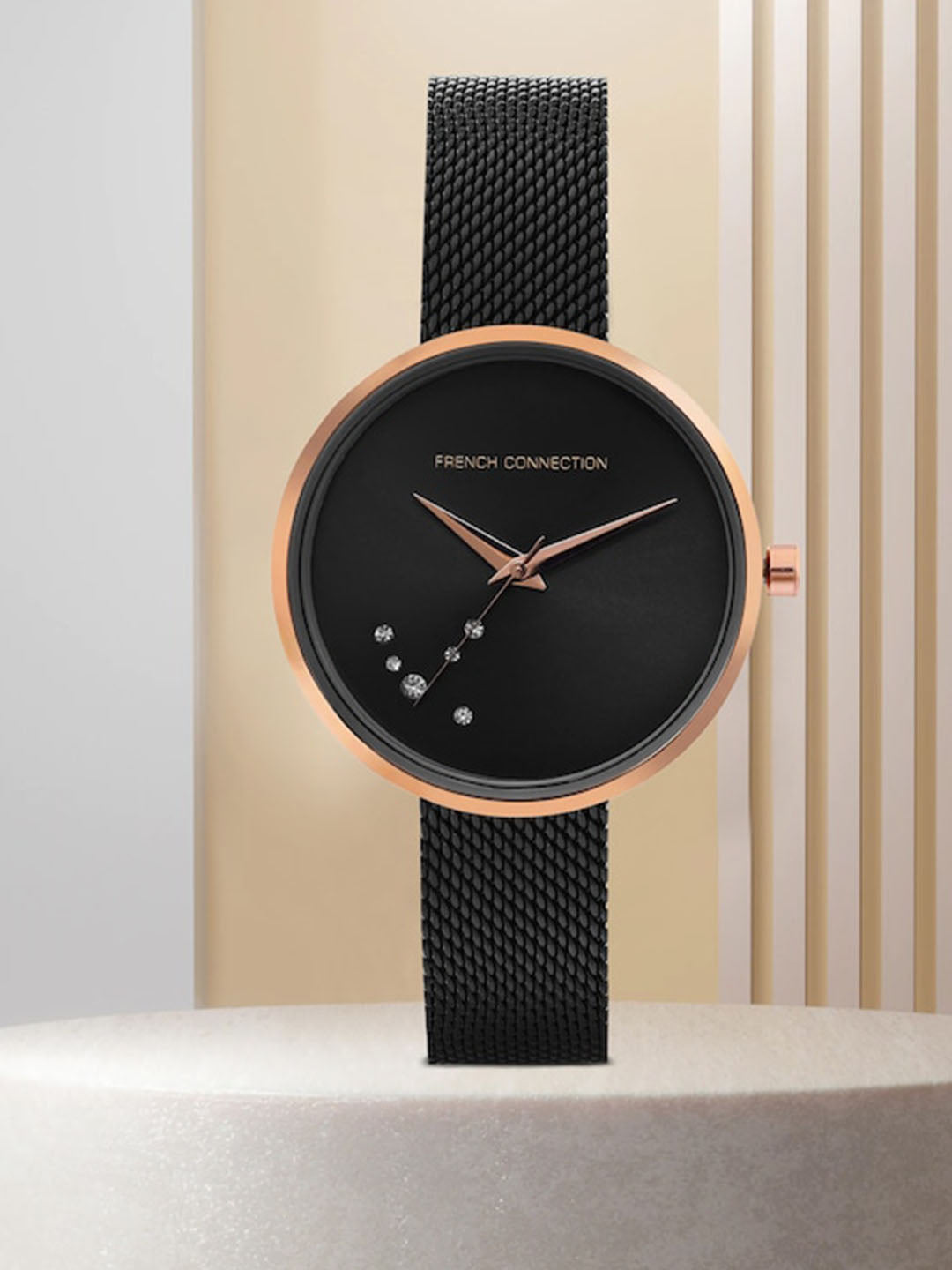 French Connection Analog Black Dial Women's Watch FCL23-B