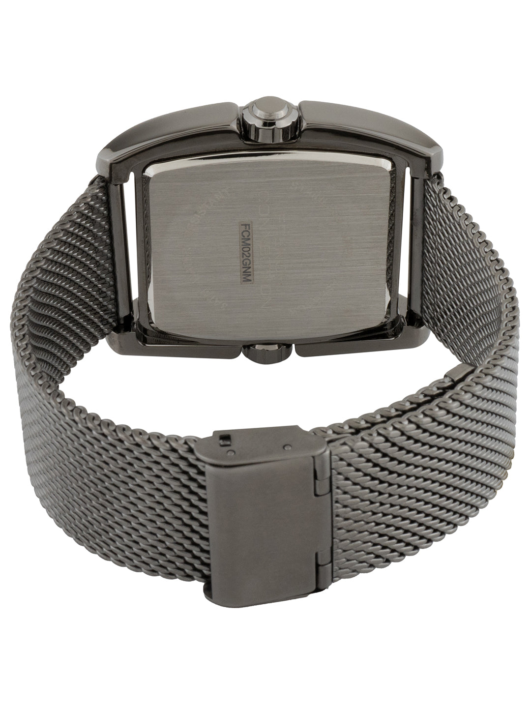 French connection Barrel Green Tonneau Dial Mens Analogue Watch FCM02GNM