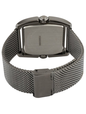 French connection Barrel Green Tonneau Dial Mens Analogue Watch FCM02GNM