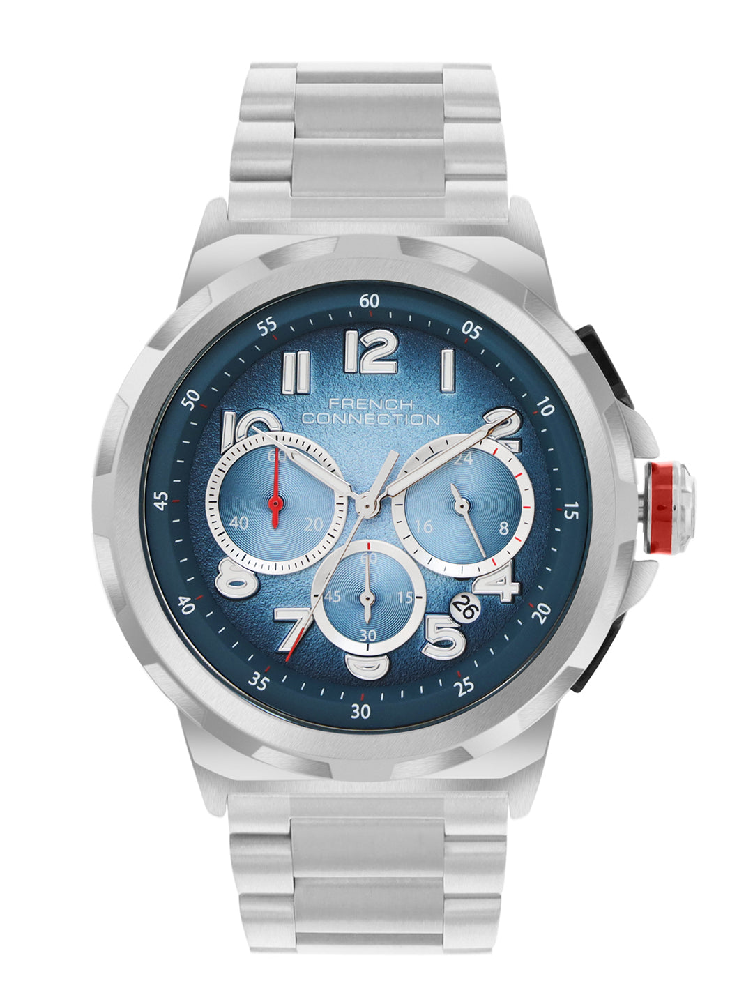 French Connection Blue Dial  Chronograph Date Watch for Men's - FCM04USM