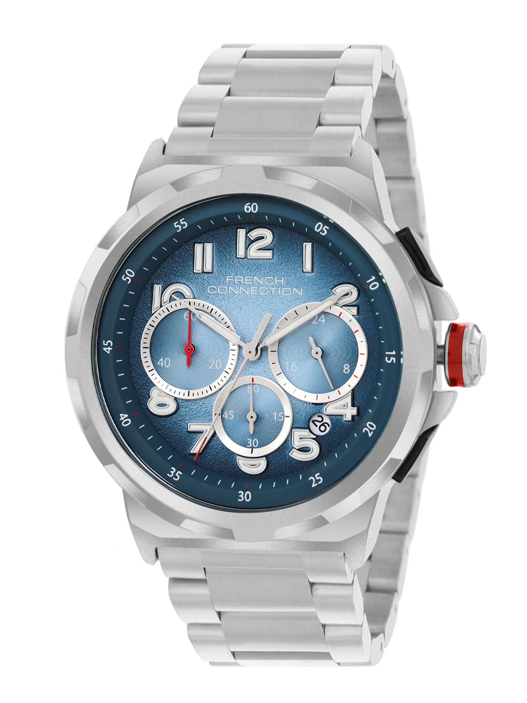 French Connection Blue Dial  Chronograph Date Watch for Men's - FCM04USM