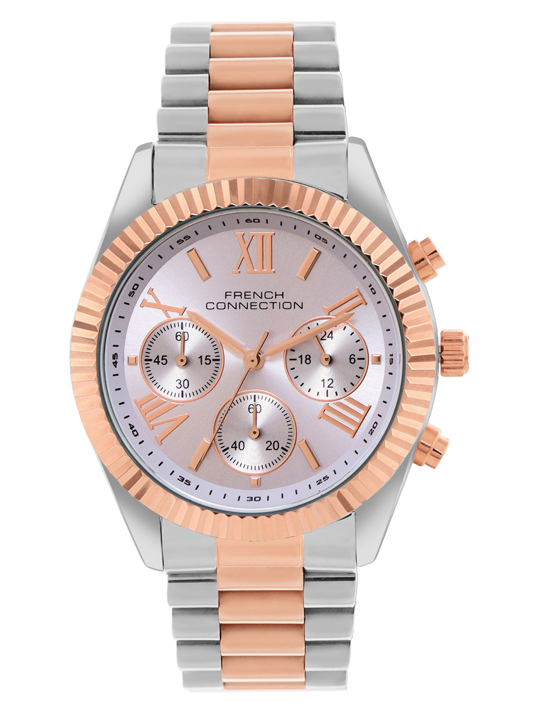 French Connection Purple Dial  Chronograph Watch for Women's - FCM06RTM