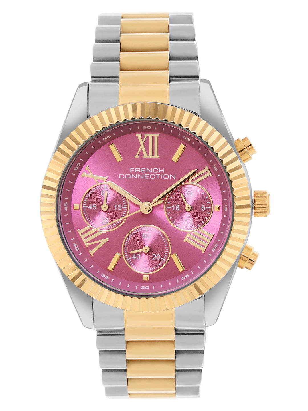 French Connection Pink Dial  Chronograph Watch for Women's - FCM06TM