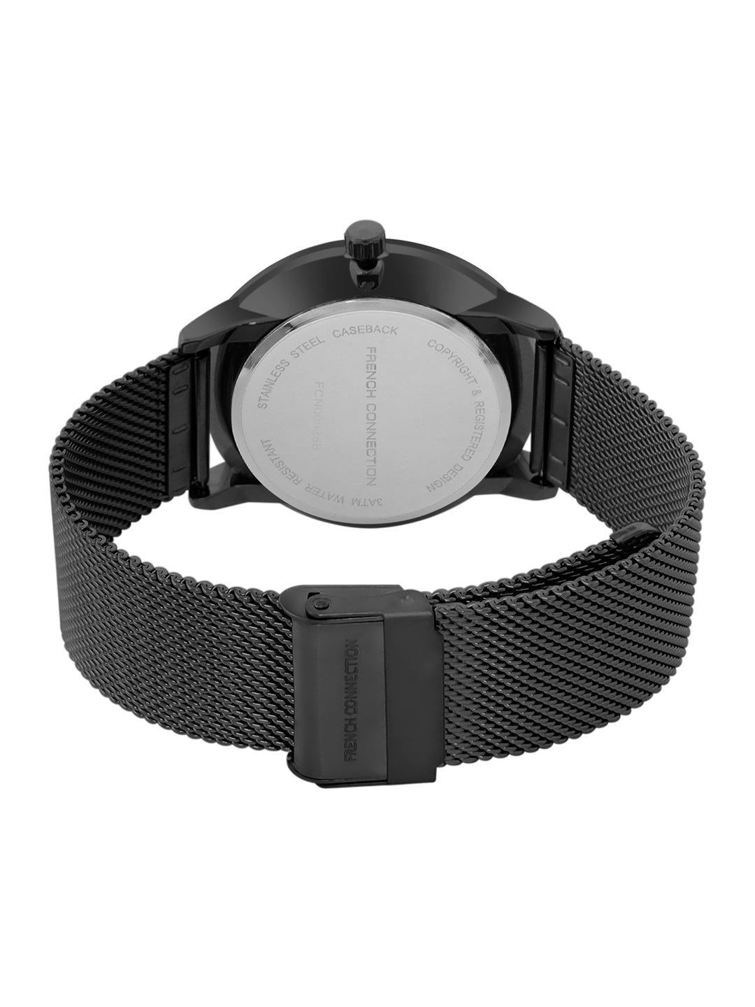 French Connection FCN00025B Picasa Black Dial Men's Analog Watch