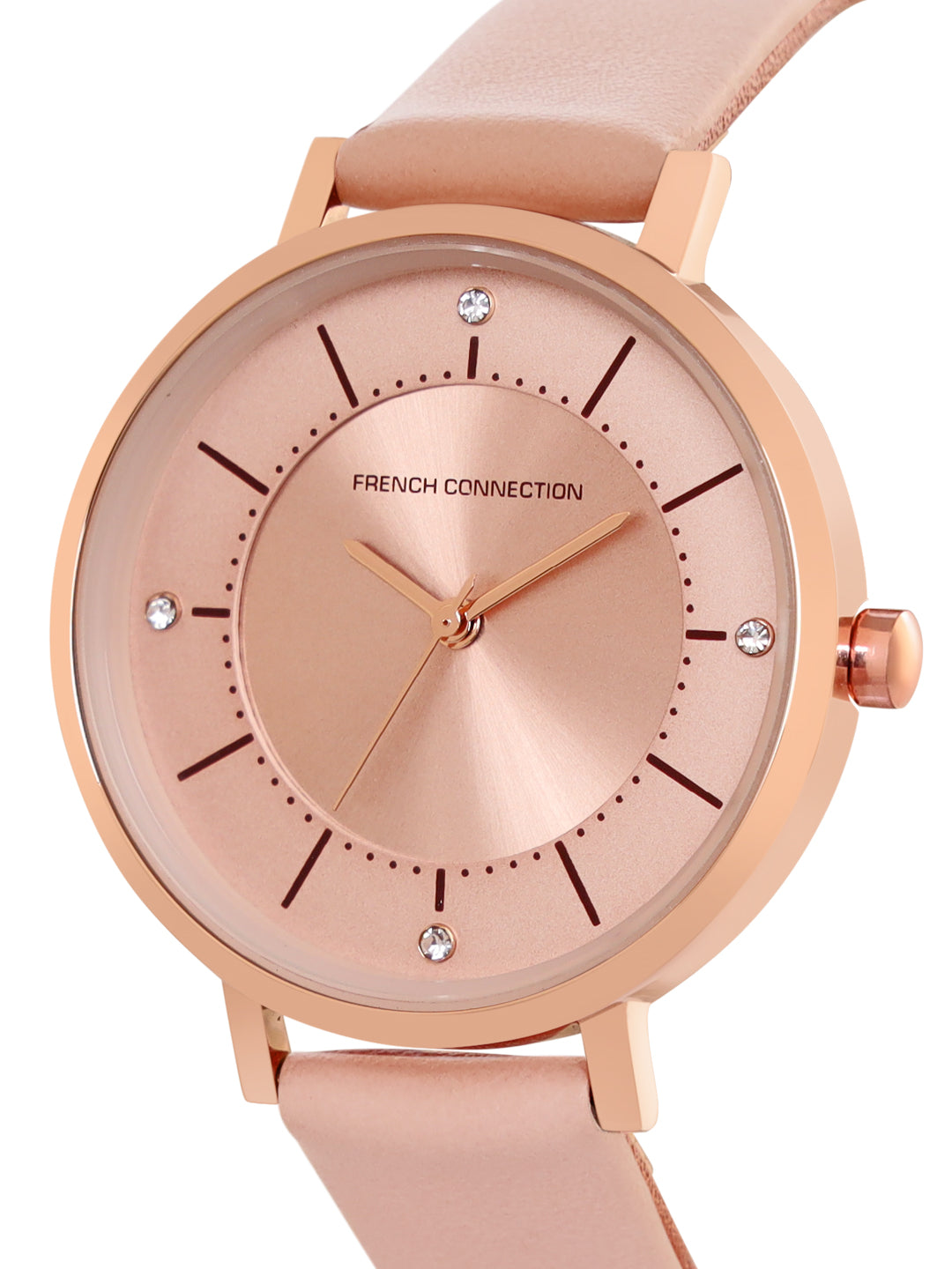 French Connection Analog Rose Gold Dial Women's Watch-FCN00010A