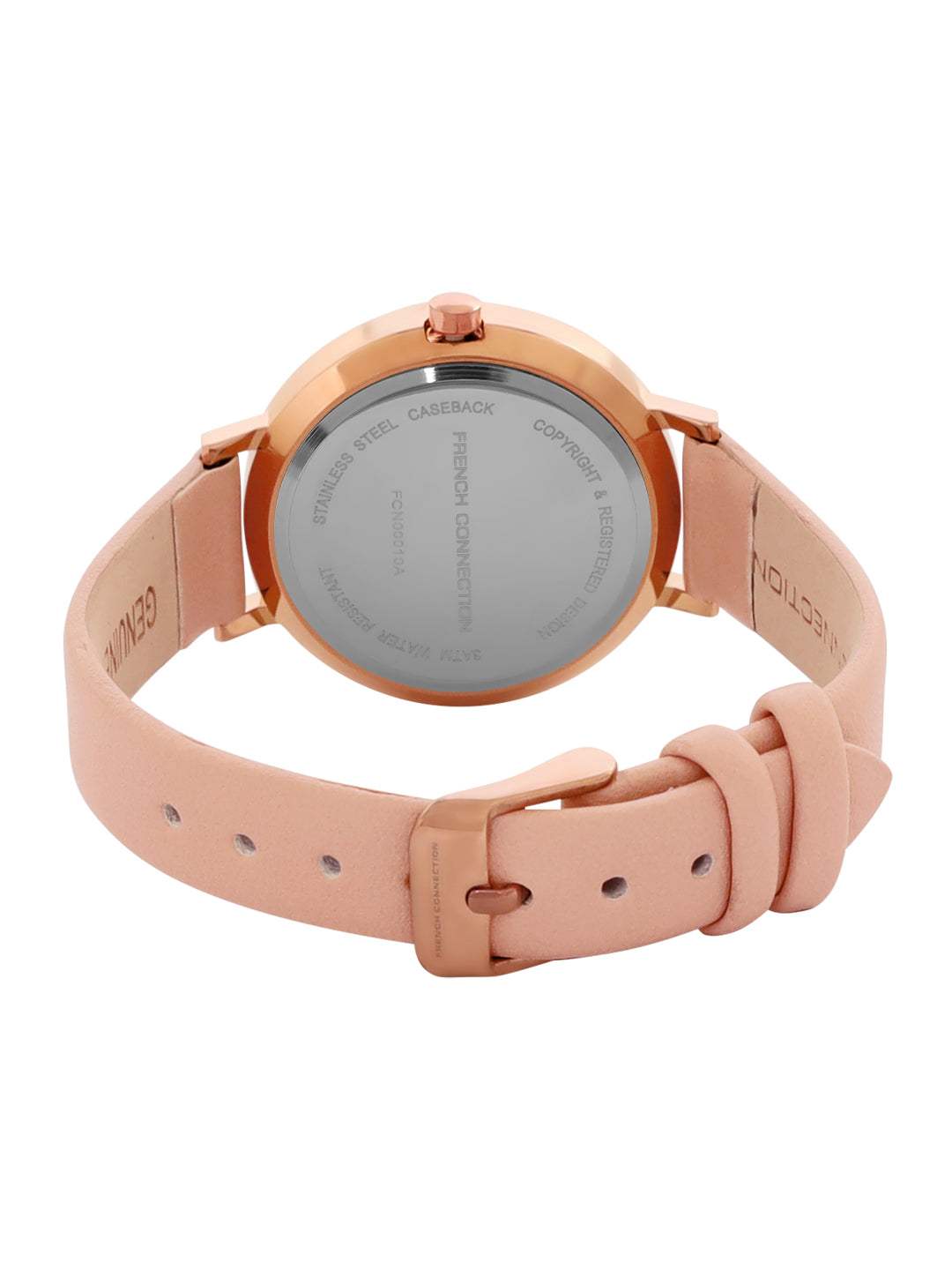 French Connection Analog Rose Gold Dial Women's Watch-FCN00010A