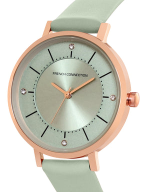 French Connection Analog Green Dial Women's Watch-FCN00010B