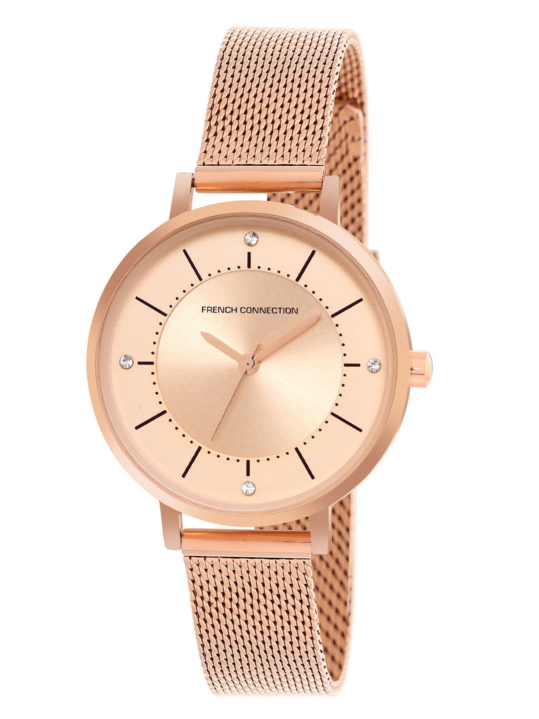 French Connection Analog Gold Dial Women's Watch-FCN00010F