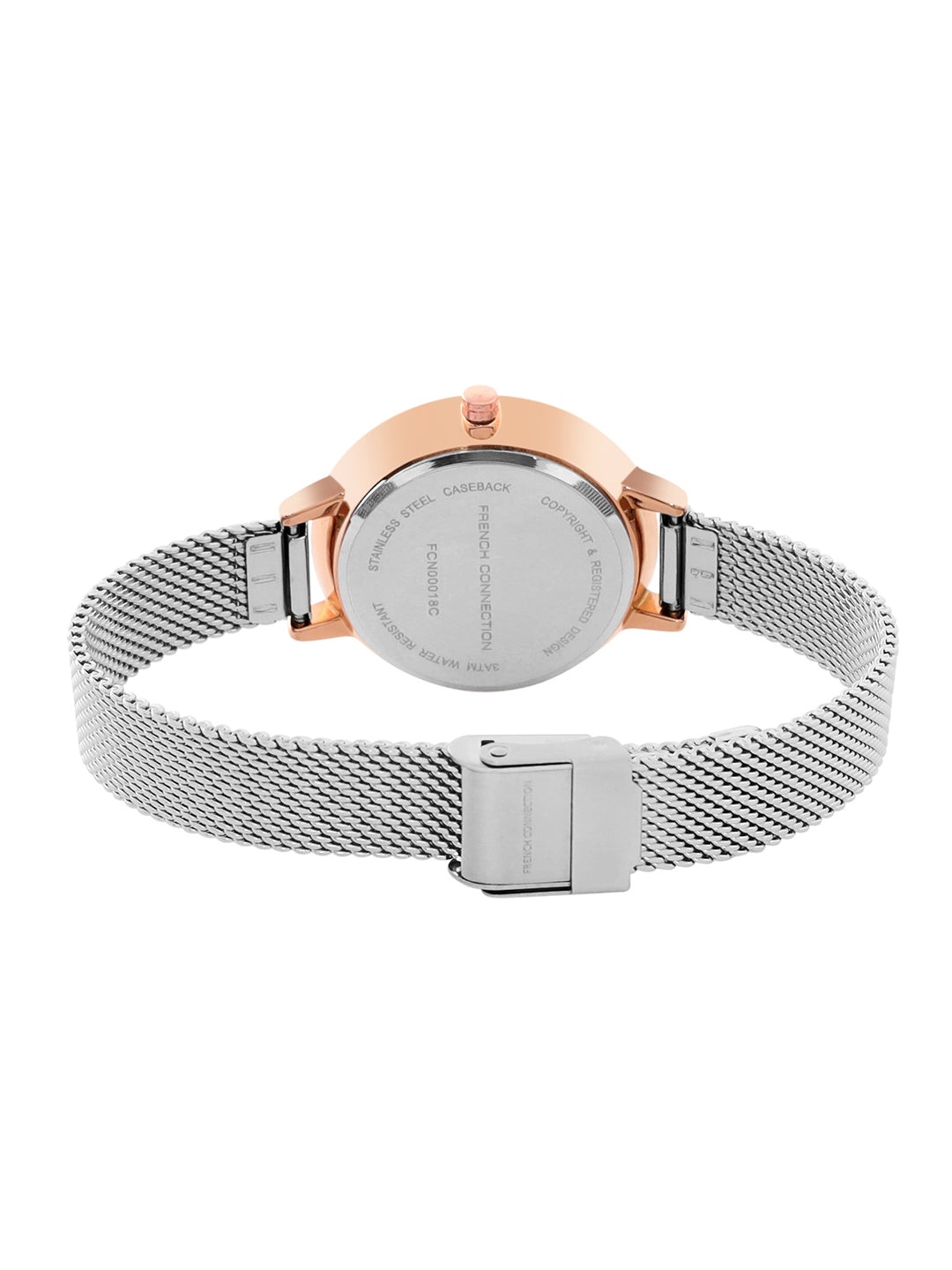 French Connection Analog Silver Dial Women's Watch-FCN00018C