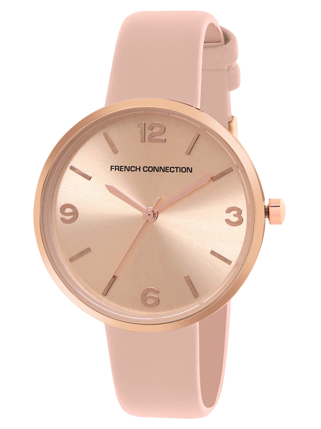French Connection Analog Rose Gold Dial Women's Watch-FCN00019C