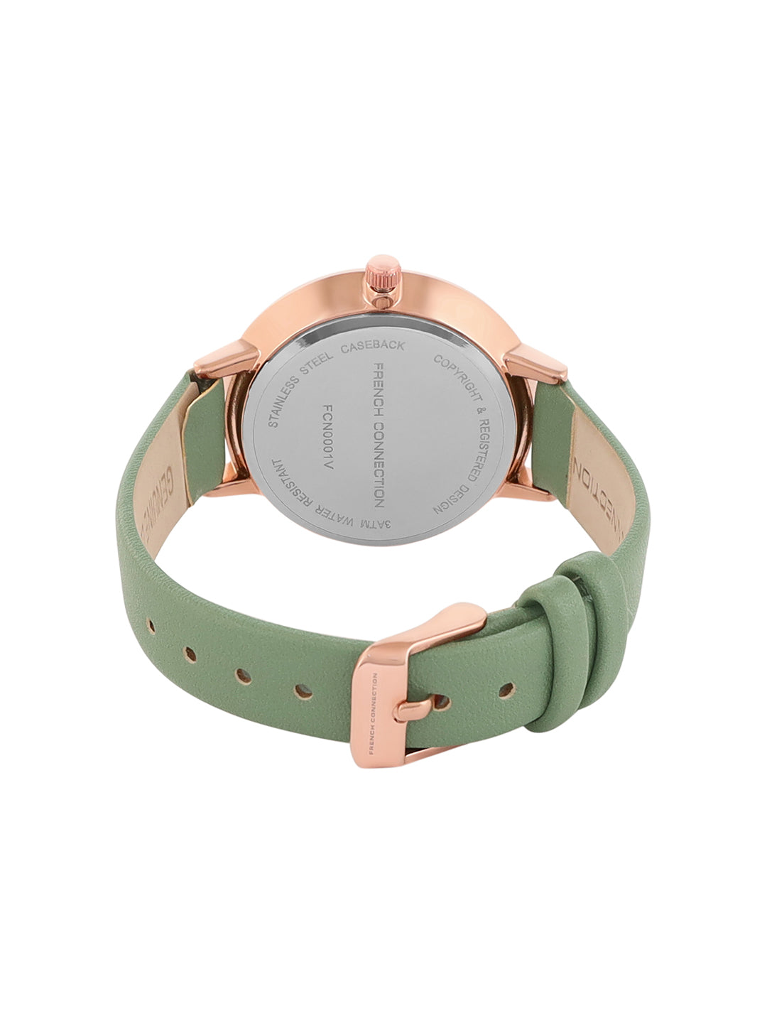 French Connection Analog Green Dial Women's Watch-FCN0001V
