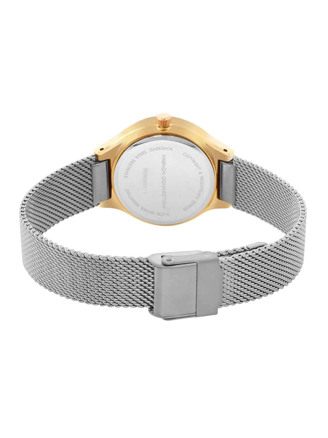 French Connection Spring Summer Analog White Dial Women's Watch-FCN00021B