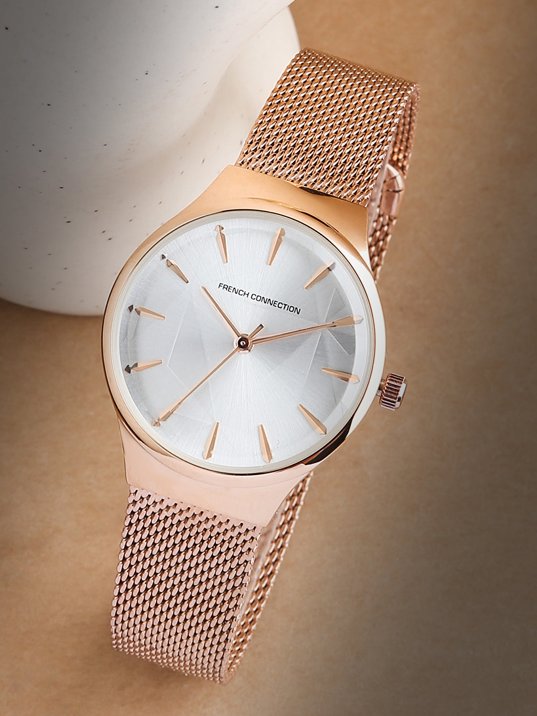 French Connection Spring Summer Analog Silver Dial Women's Watch-FCN00021C