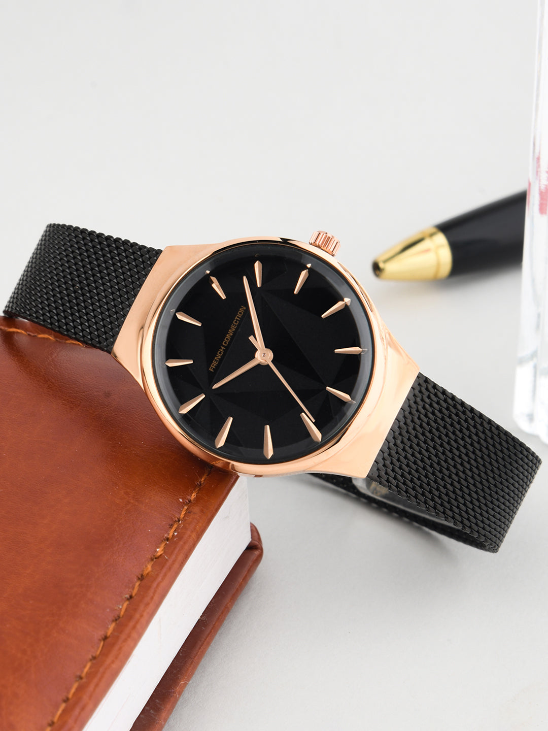 French Connection Analog Black Dial Women's Watch-FCN00021F
