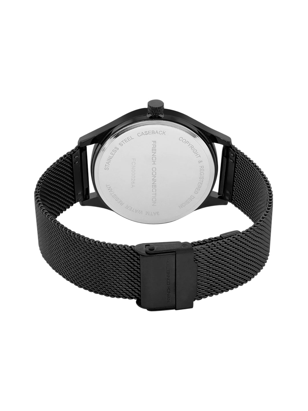 French Connection FCN00026A Atout Black Dial Men's Analog Watch