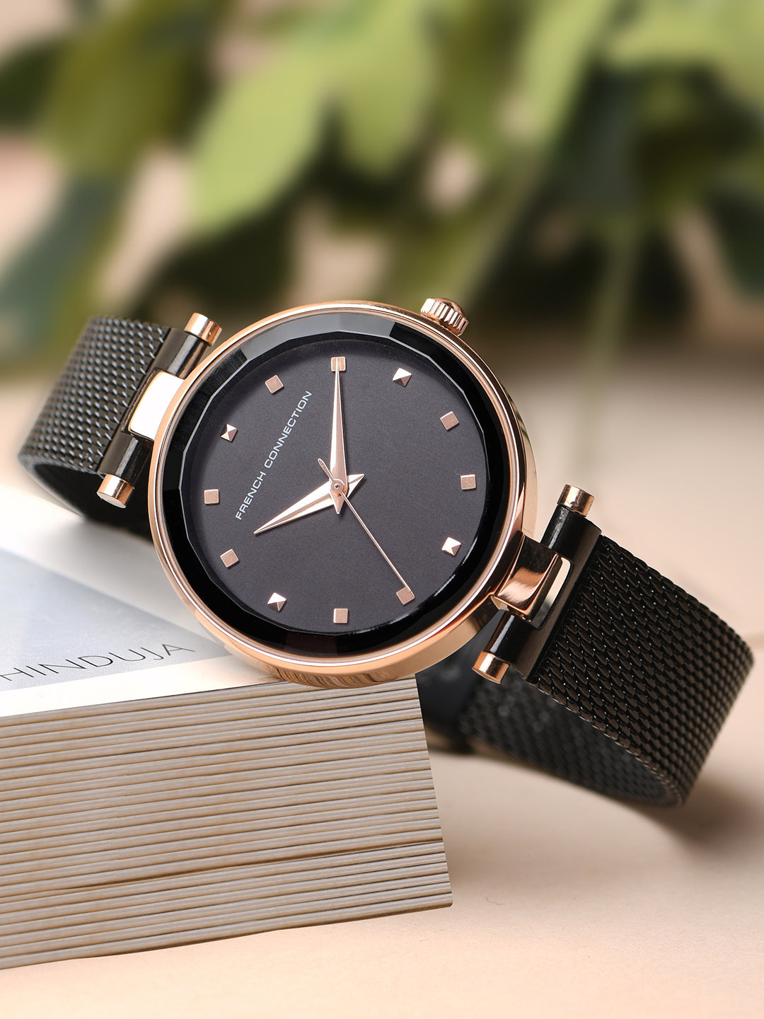 French Connection Analog Black Dial Women's Watch-FCN00029E