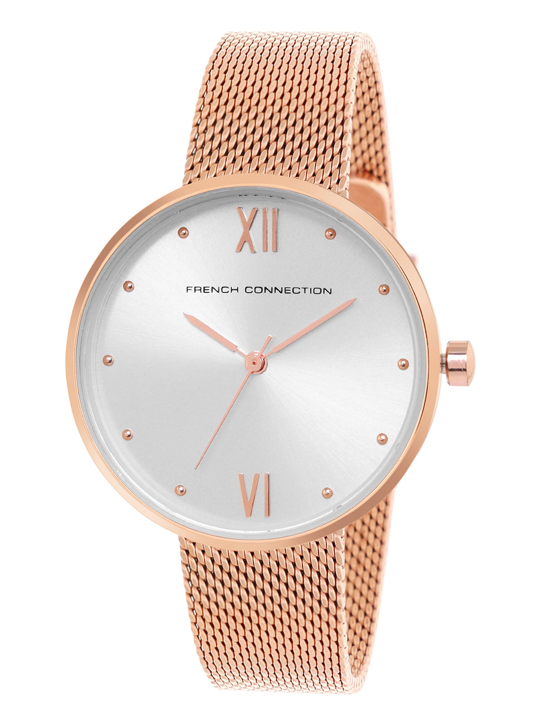 French Connection Analog Rose Gold Dial Women's Watch-FCN00033B