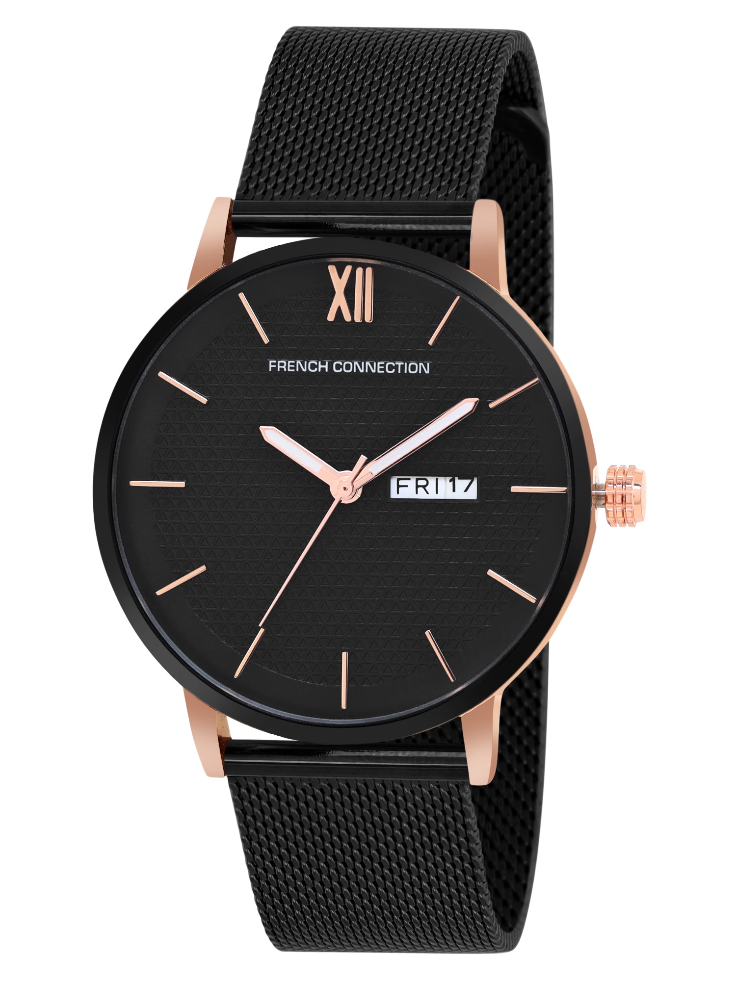 French Connection Analog Black Dial Men's Watch-FCN00034A