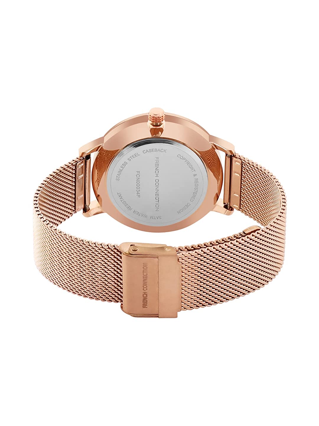 French Connection Analog Rose Gold Dial Men's Watch-FCN00034F