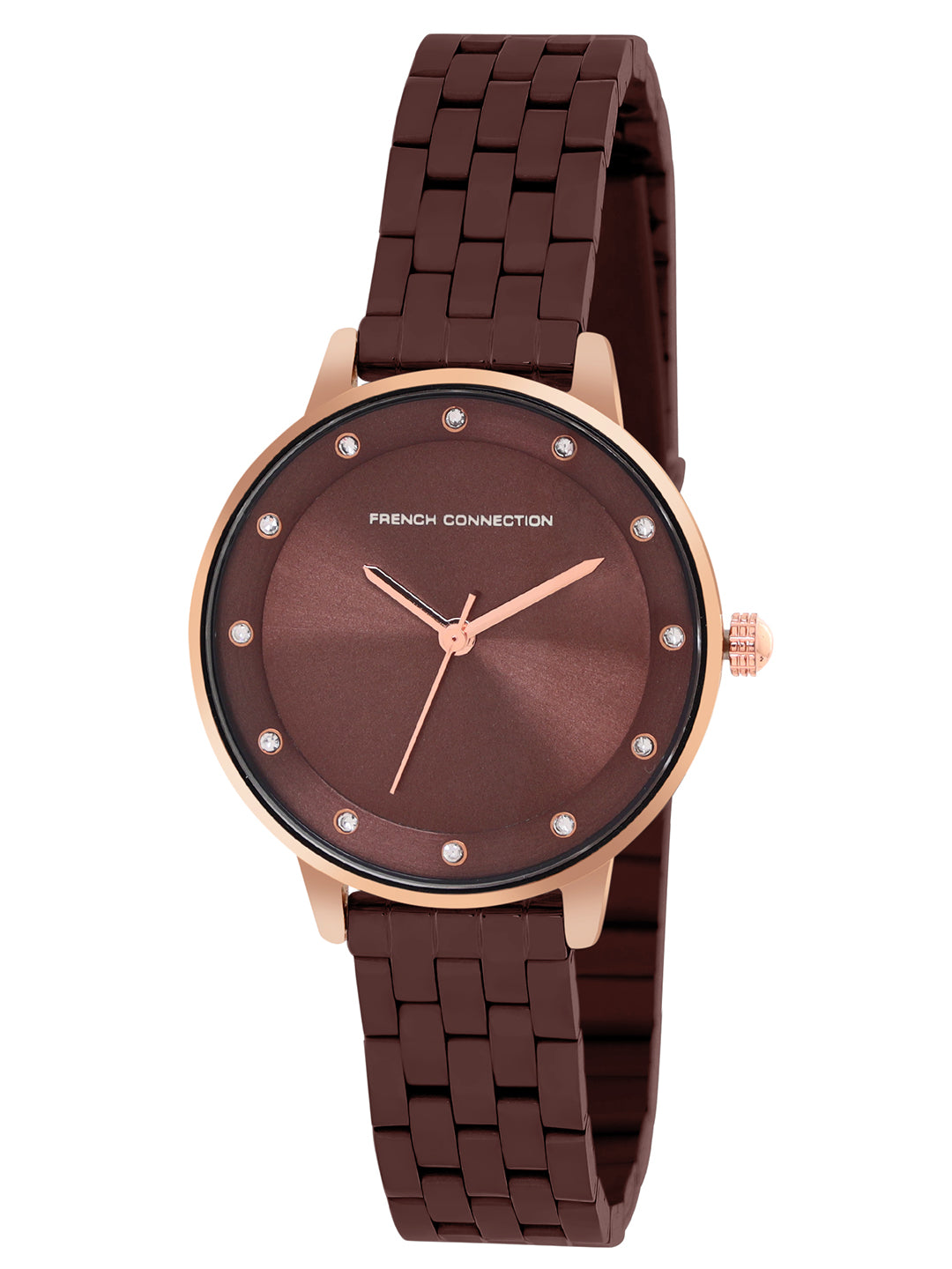 French Connection Analog Brown Dial Women's Watch-FCN00035C