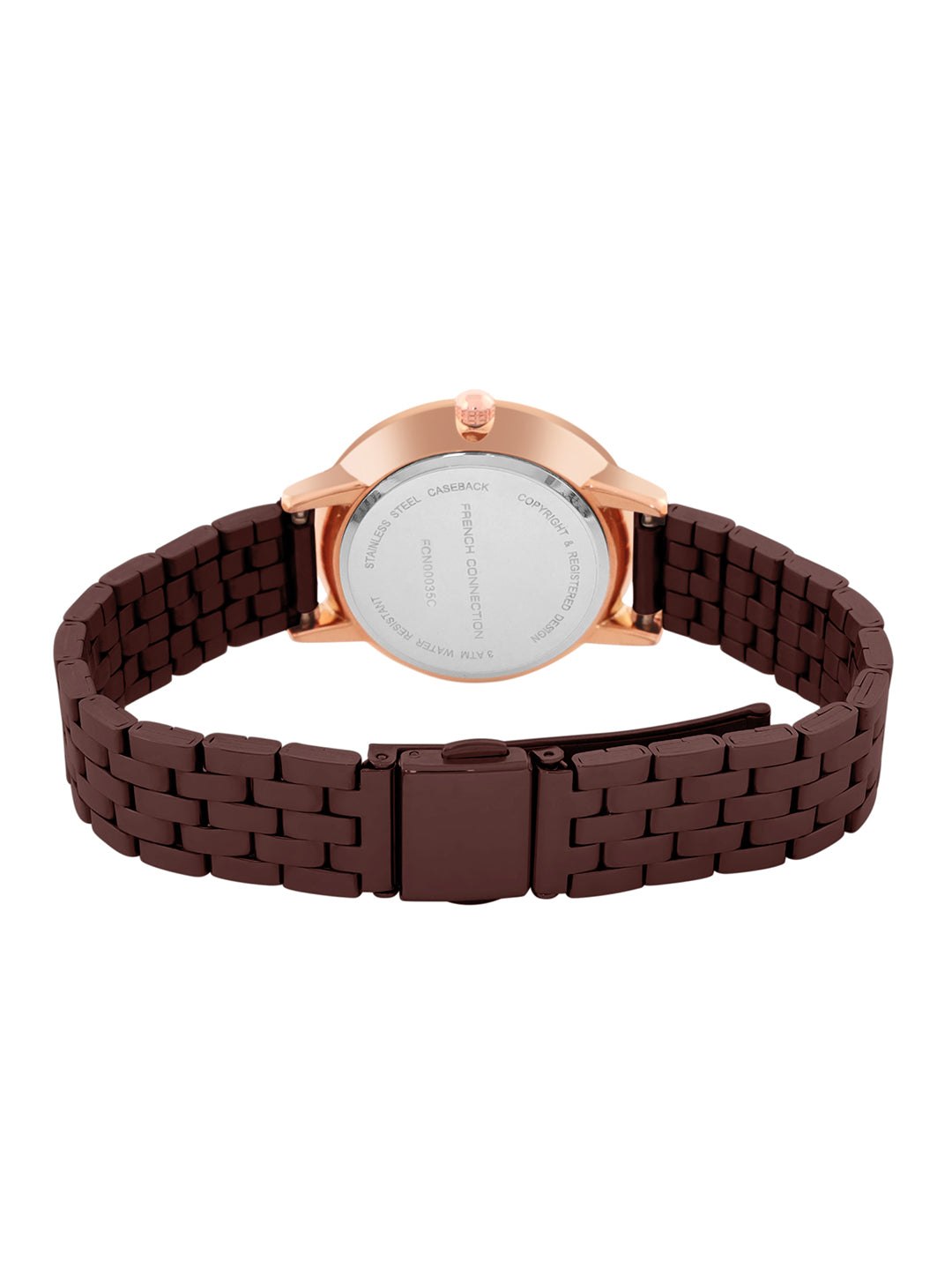 French Connection Analog Brown Dial Women's Watch-FCN00035C