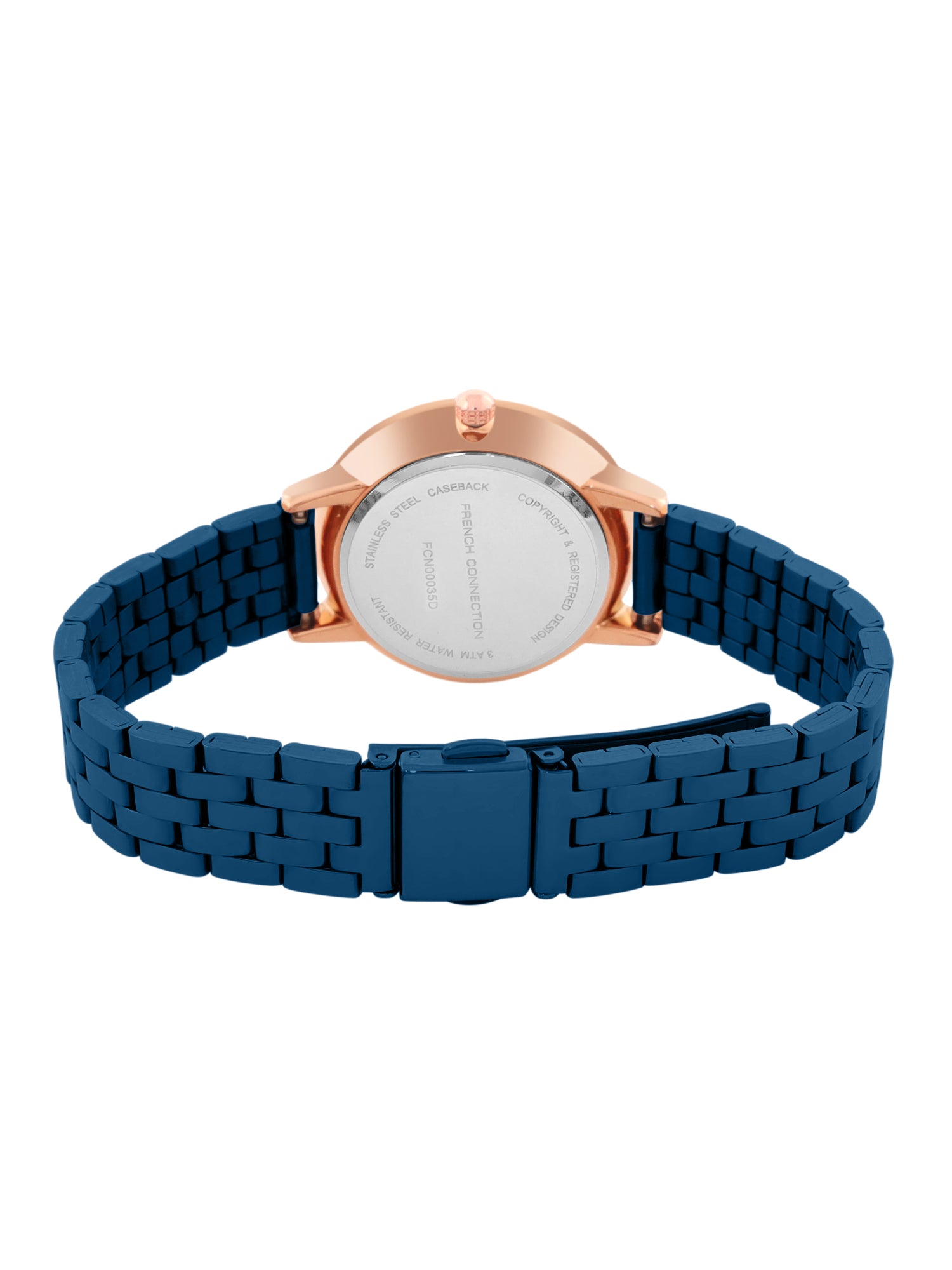 French Connection Analog Blue Dial Women's Watch-FCN00035D