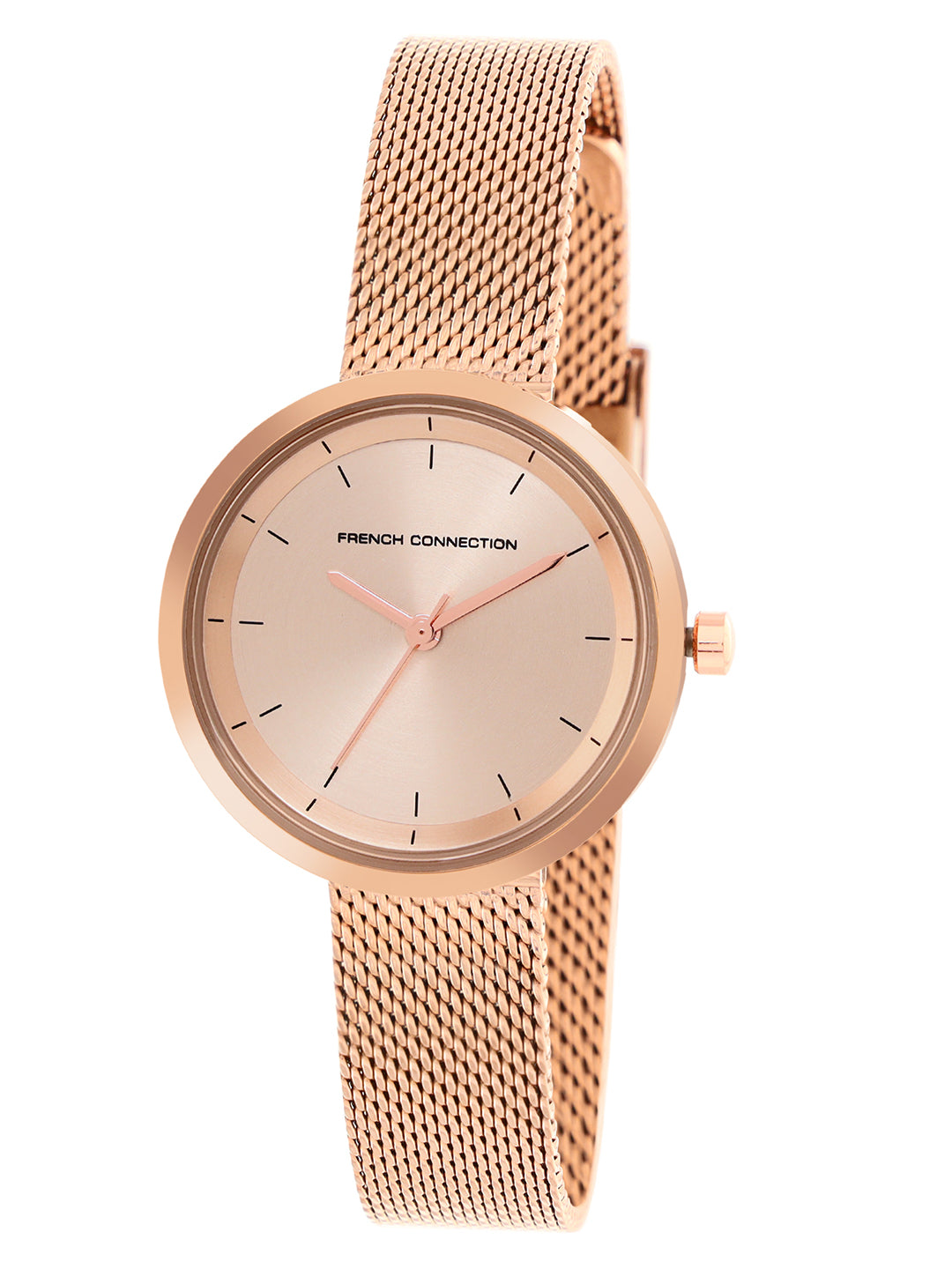 French Connection Analog Rose Gold Dial Women's Watch-FCN00036C