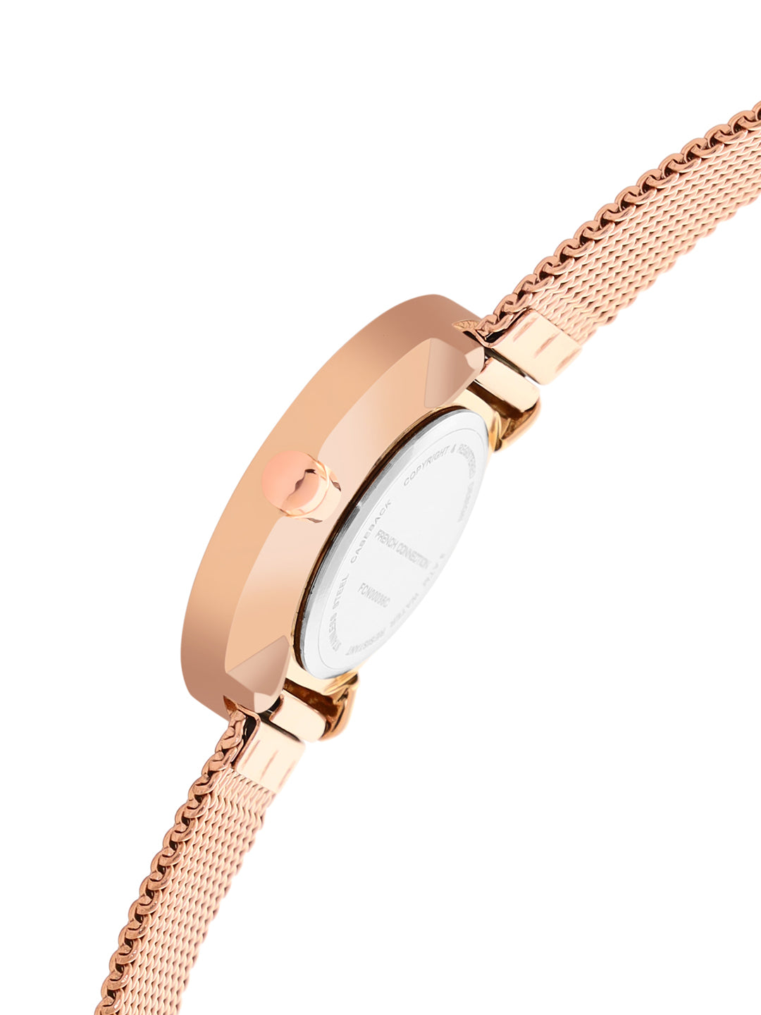 French Connection Analog Rose Gold Dial Women's Watch-FCN00036C