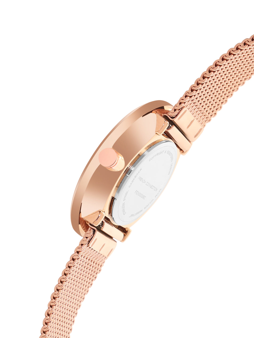 French Connection Analog Rose Gold Dial Women's Watch-FCN00038C