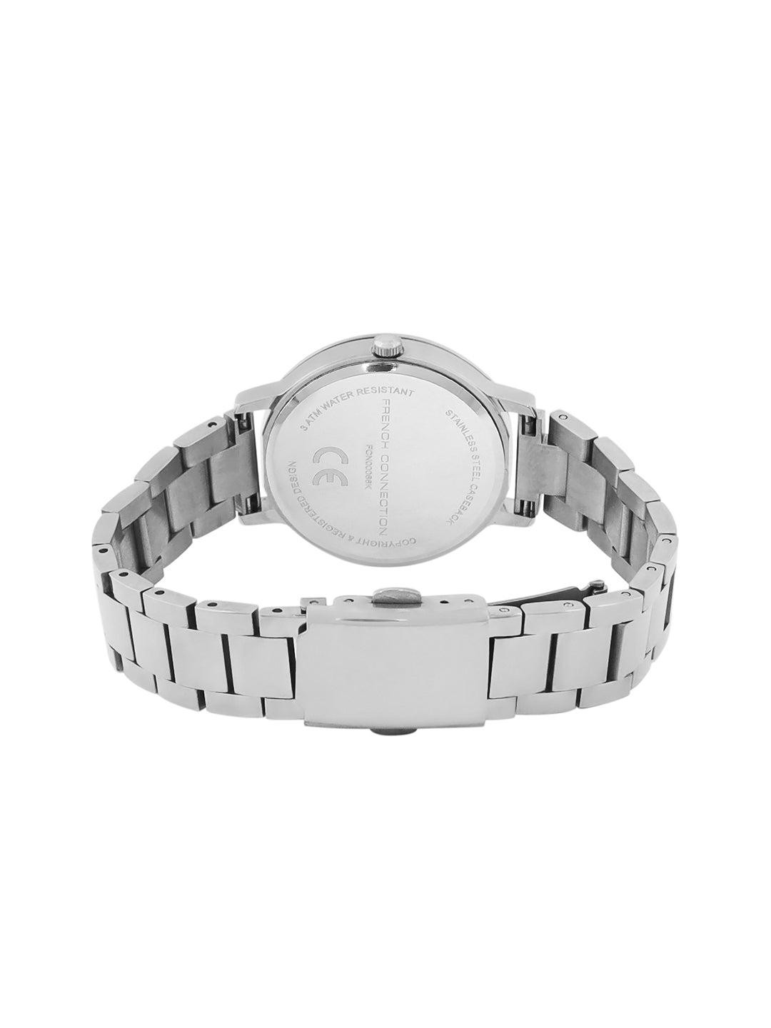 French Connection Mop white Dial with STEEL MESH Strap Womens Analog Watch | FCN00066K