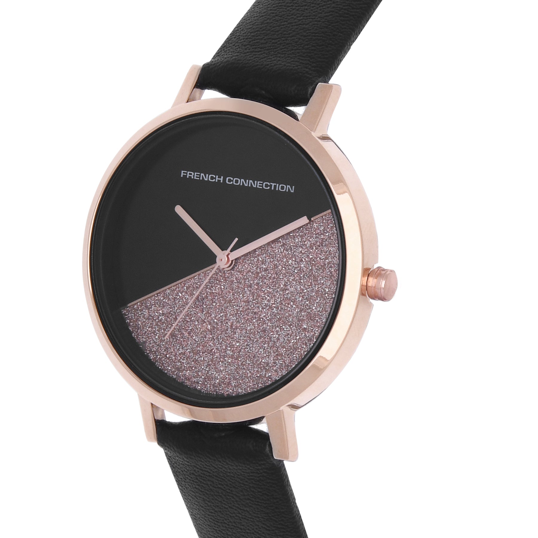 French Connection Spring-Summer 2021 Analog Black Dial Women's Watch-FCN0008A-R