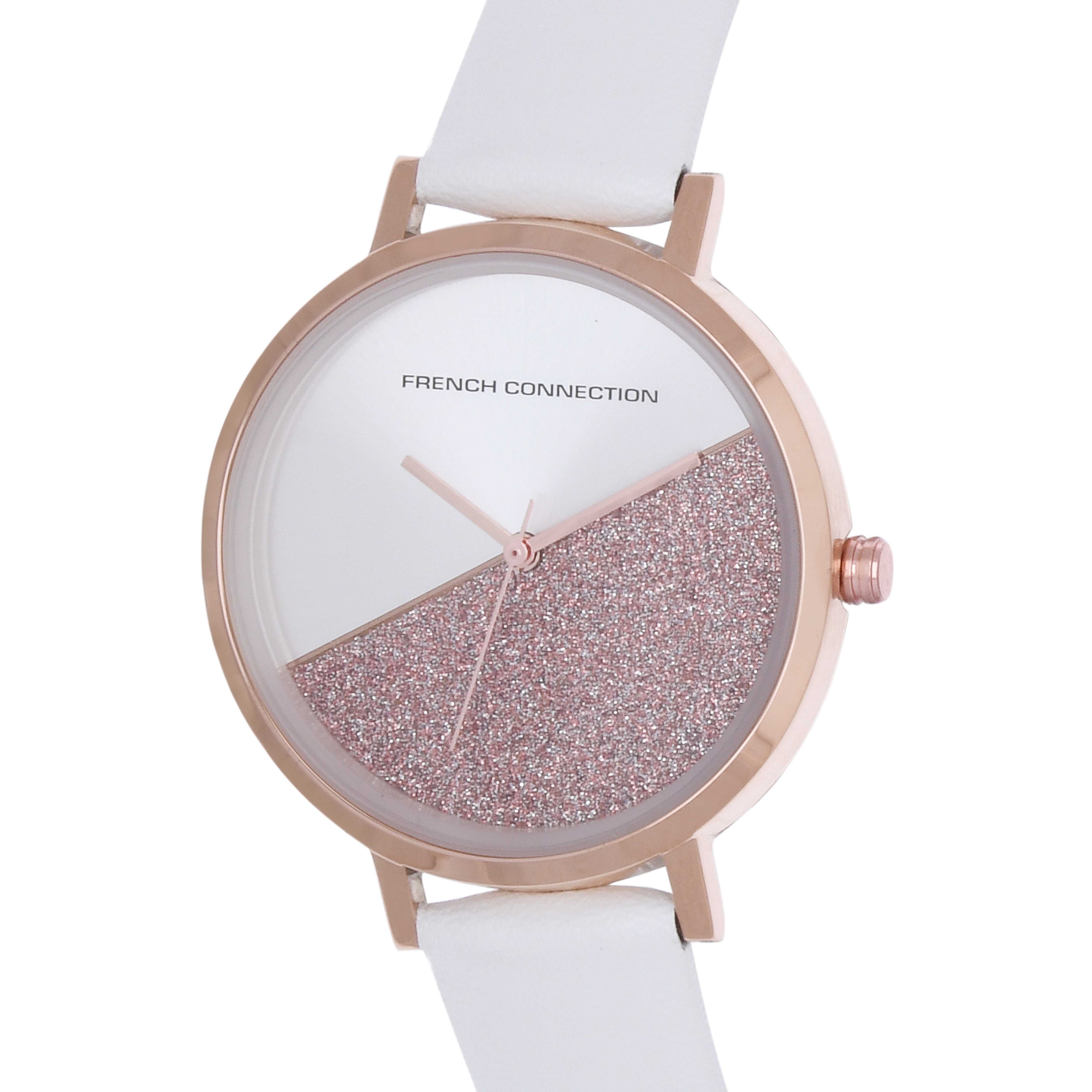 French Connection Spring-Summer 2021 Analog White Dial Women's Watch-FCN0008B-R