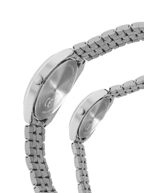 French Connection Grey Dial  Multifunction Watch for Couple - FCN0113SM