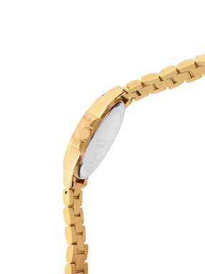 French Connection Sunray Green Round Dial With  Gold Stainless Steel  Strap Watch - For Mens FCN0121GM