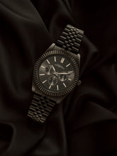 French Connection Sunray Black Round Dial With Black Stainless Steel Strap Multifunction Watch - For Mens FCN0124BM