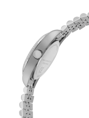 French Connection Sunray Grey Round Dial With Stainless Steel Strap Multifunction Watch - For Mens FCN0124SM