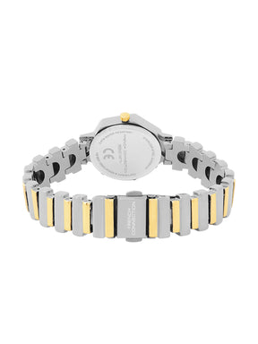 French Connection Mop Green Hexagonal Dial With Gold Two Tone Stainless Steel  Strap Watch - For Womens FCN0139TM