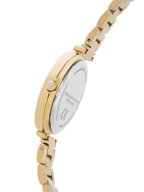 French Connection Mop Green Round Dial With  Gold Stainless Steel  Strap Watch - For Womens FCN0141NGM