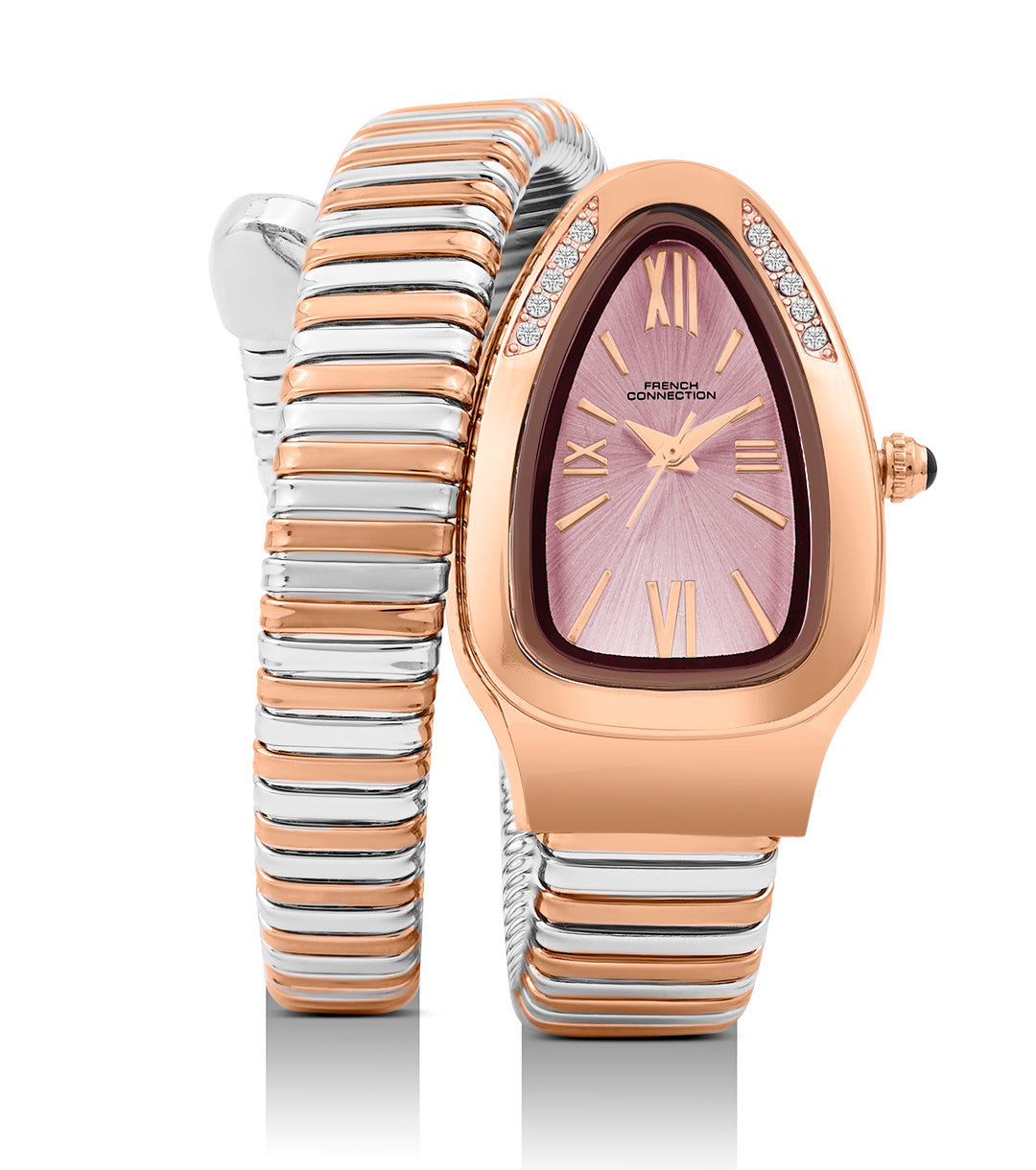 The Eternelle Curve Women's Snake Wrap Design Analog Watch | FCN0142RTM