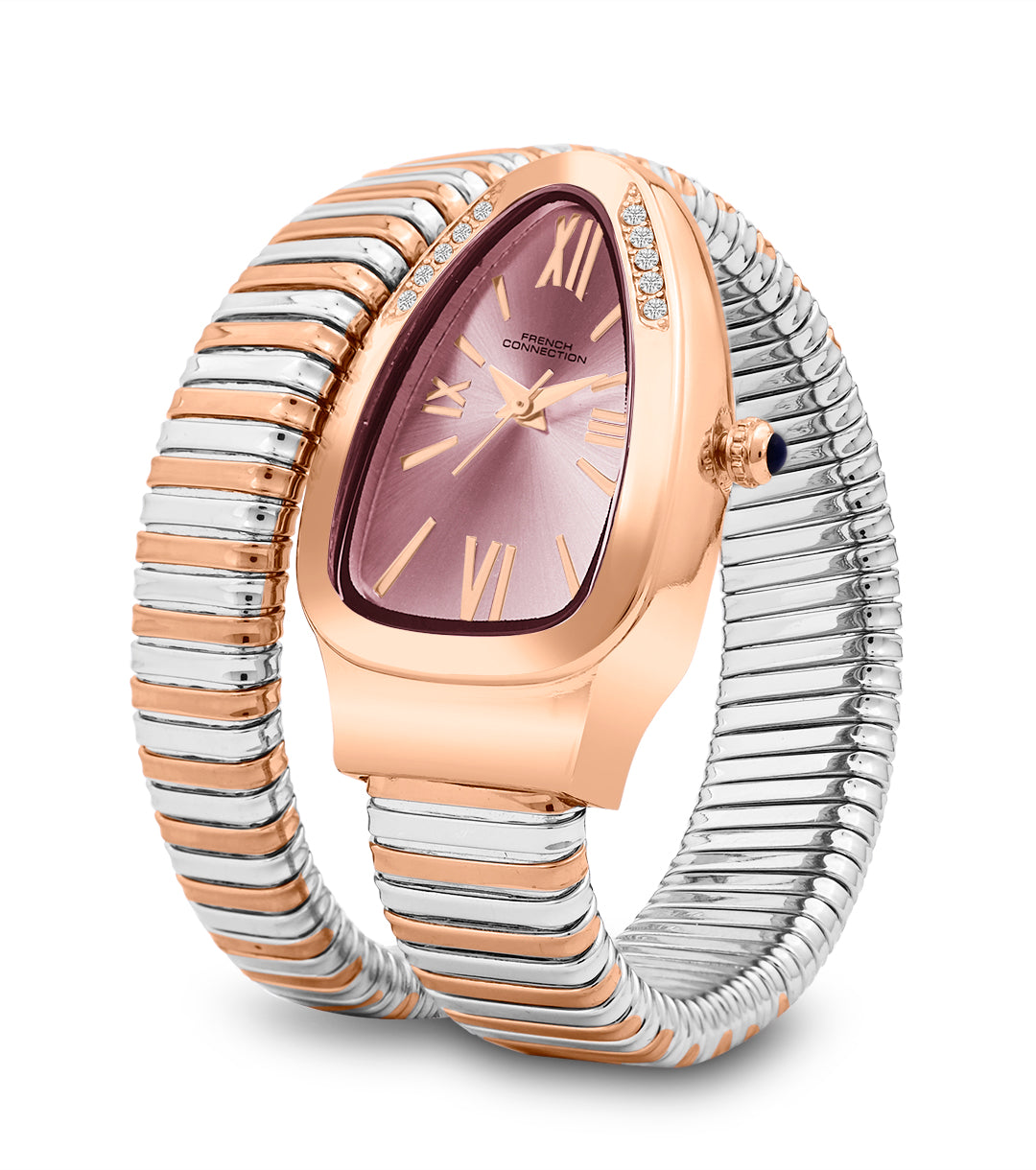The Eternelle Curve Women's Snake Wrap Design Analog Watch | FCN0142RTM