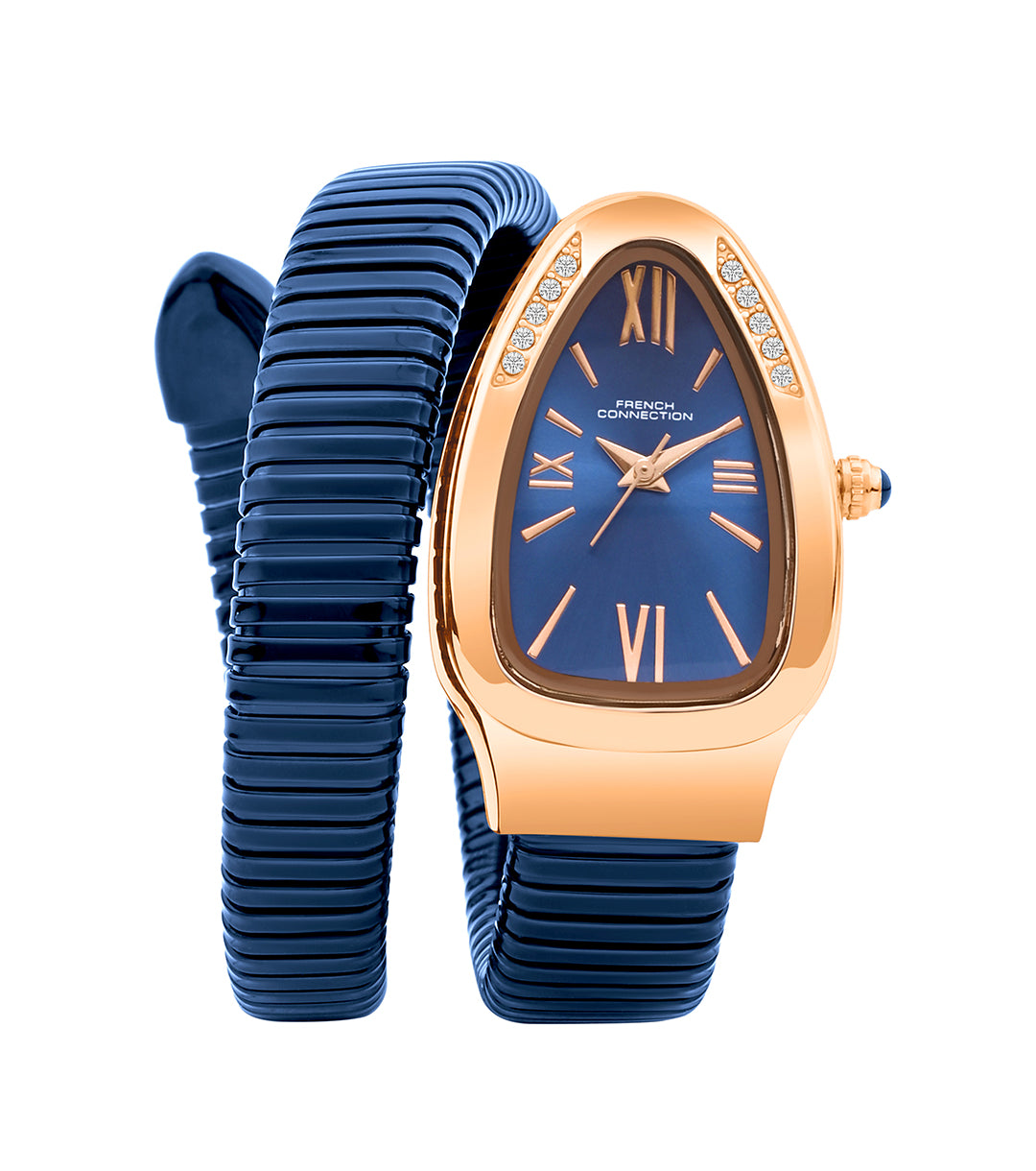 The Eternelle Curve Women's Snake Wrap Design Analog Watch | FCN0142UM