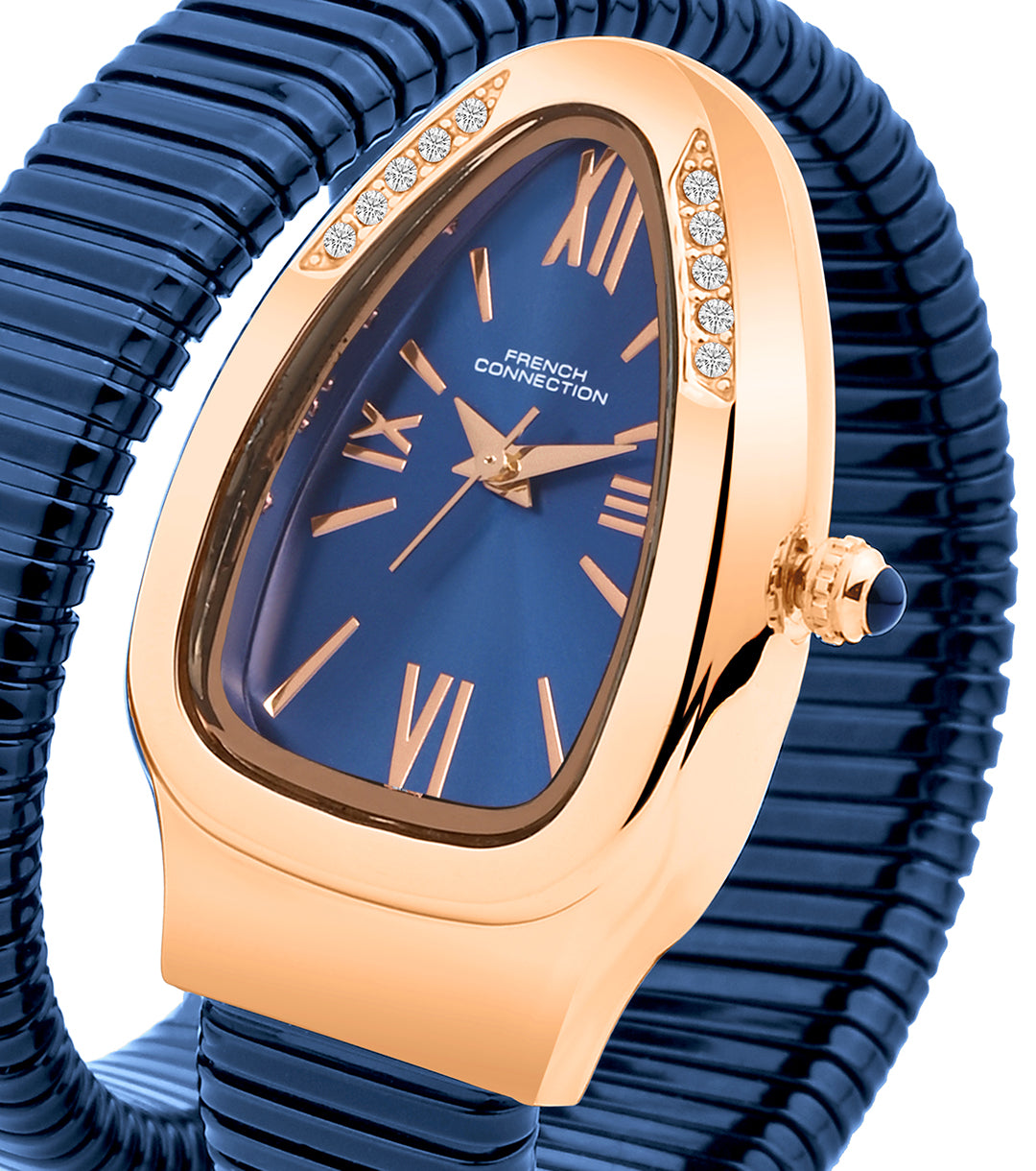 The Eternelle Curve Women's Snake Wrap Design Analog Watch | FCN0142UM