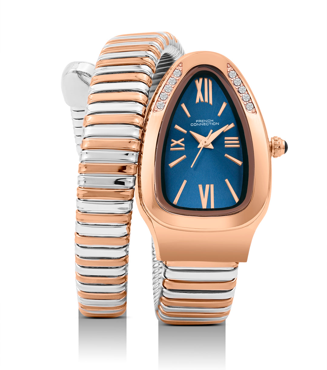 The Eternelle Curve Women's Snake Wrap Design Analog Watch | FCN0142URTM