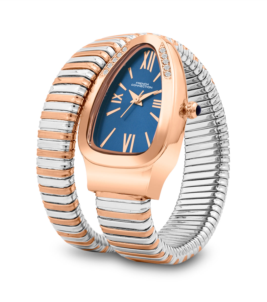 The Eternelle Curve Women's Snake Wrap Design Analog Watch | FCN0142URTM