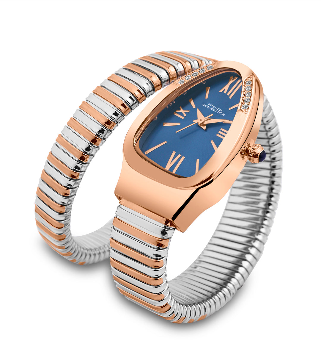The Eternelle Curve Women's Snake Wrap Design Analog Watch | FCN0142URTM